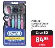 Oral-B Surround Clean Toothbrushes-5's Each