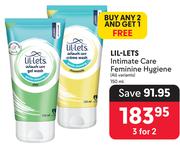 Lil-Lets Intimate Care Feminine Hygiene (All Variants)-150ml Each