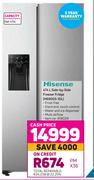 Hisense 474L Side By Side Freezer Fridge H690SS-IDL