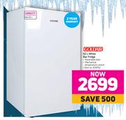 0Goldair 92L White Bar Fridge