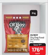 OL' Roy Dry Dog Food (All Variants)-8kg Each