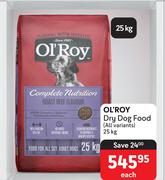 OL' Roy Dry Dog Food (All Variants)-25kg Each