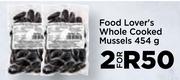 Food Lover's Whole Cooked Mussels-For 2 x 454g