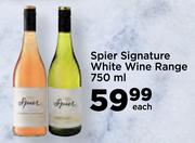 Spier Signature White Wine Range-750ml Each