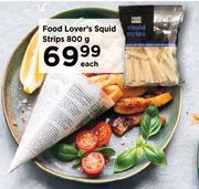Food Lover's Squid Strips-800g Each