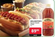 Wellington's Sauce (Sweet Chilli)-2Ltr