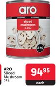 Aro Sliced Mushroom-3Kg 