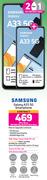 02 x Samsung Galaxy A33 5G Smartphone-On 1GB Red Top Up Core More Data + On Promo 70