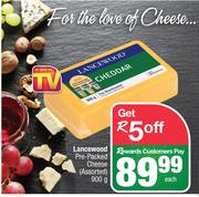 Lancewood Pre Packed Cheese Assorted-900g Each