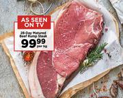 28 Day Matured Beef Rump Steak-Per Kg