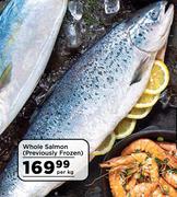0Whole Salmon (Previously Frozen)-Per Kg