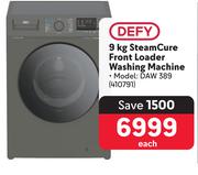 Defy 9Kg Steam Cure Front Loader Washing Machine 410791