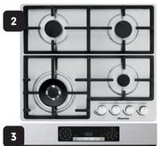 Hisense 600mm 4-Burner Gas Hob 434297