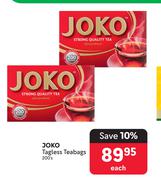 Joko Tagless Teabags-200's Pack Each