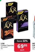 L'OR Coffee Capsules (All Variants)-10's Pack Each