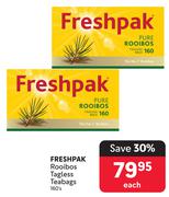 Freshpak Rooibos Tagless Teabag-160's Pack Each