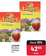 Laager RooibosTeabags-80's Pack Each