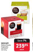 Nescafe Dolce Gusto Capsules (All Variants)-300/349g Each
