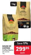 House Of Coffees Coffee Beans (All Variants)-1Kg Each 