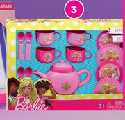 Barbie 13 Piece Tea Set-Each