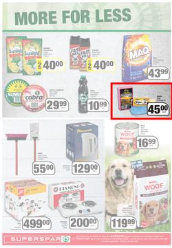SUPERSPAR COUNTRY EASTERN CAPE (21 September - 3 October 2021) Valid In Butterworth, Cofimvaba, Daku, Engcobo, Kwantu, Ndu, New Brighton, Zonke, Georgious, page 6