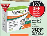 Mena Cal.7 Value Pack-90 Tablets