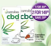 Cannabex CBD Tea Assorted-For 2 x 10 Tea Bags