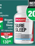 Biogen Sure Sleep-60 Capsules