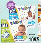 Baby Things Nappies 50 Pack-Per Pack