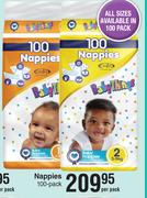 Baby Things Nappies 100 Pack-Per Pack