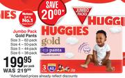 Huggies Jumbo Pack Gold Pants-Per Pack