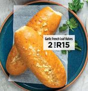 Garlic French Loaf Halves-For 2