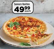 Savoury Quiches-Each