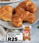 Food Lover's Jumbo Croissants-3's Pack Each