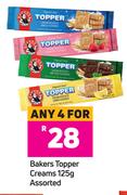 Bakers Topper Creams Assorted-For Any 4 x 125g