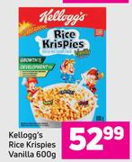 Kellogg's Rice Krispies Vanilla-600g