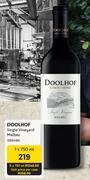 Doolhof Single Vineyard Malbec-750ml