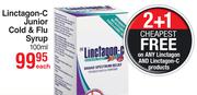 Linctagon-C Junior Cold & Flu Syrup-100ml Each