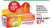 Plusssz Cold & Flu Multivitamin 10 Effervescent Tablets