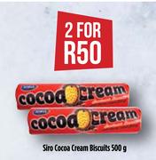 Siro Cocoa Cream Biscuits-For 2 x 500g