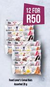 Food Lover's Cereal Bars Assorted-For 12 x 28g