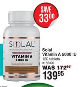 Solal Vitamin A 5000 IU 120 Tablets