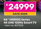 LG 86" UR8000 Series 4K UHD 120Hz Smart TV