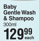 Cetaphil Baby Gentle Wash & Shampoo-300ml Each