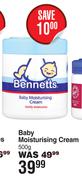 Bennetts Bath Moisturising Cream-500g
