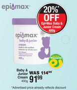 Epimax Baby & Junior Cream-400g