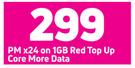 Vivo Y20 4G Smartphone-On 1GB Red Top Up Core More Data