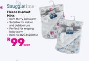 Snuggletime Fleece Blanket (Mink)-Each