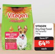 Vitagen Dry Dog Food (All Variants)-1.5Kg