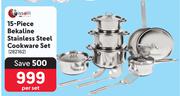 Tissolli 15 Piece Bekaline Stainless Steel Cookware Set-Per Set